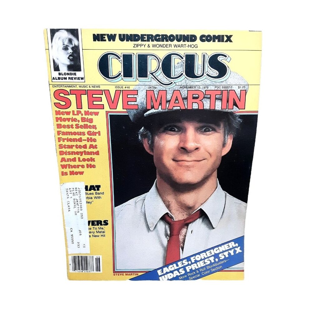Circus Magazine November 1979 Steve Martin Judas Priest Foghat Blondie